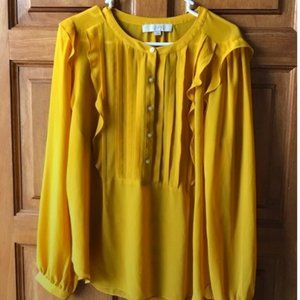 LOFT ruffle blouse